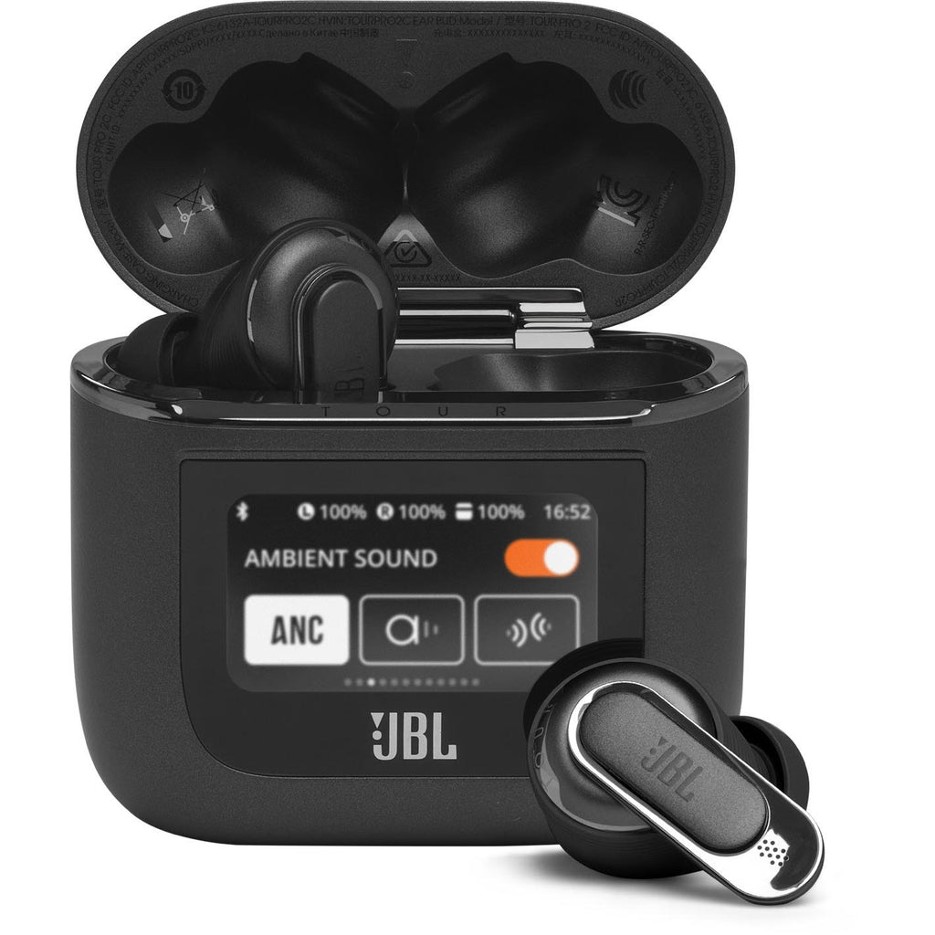 JBL Tour Pro TWS Noise Cancelling In-Ear Headphones (Black