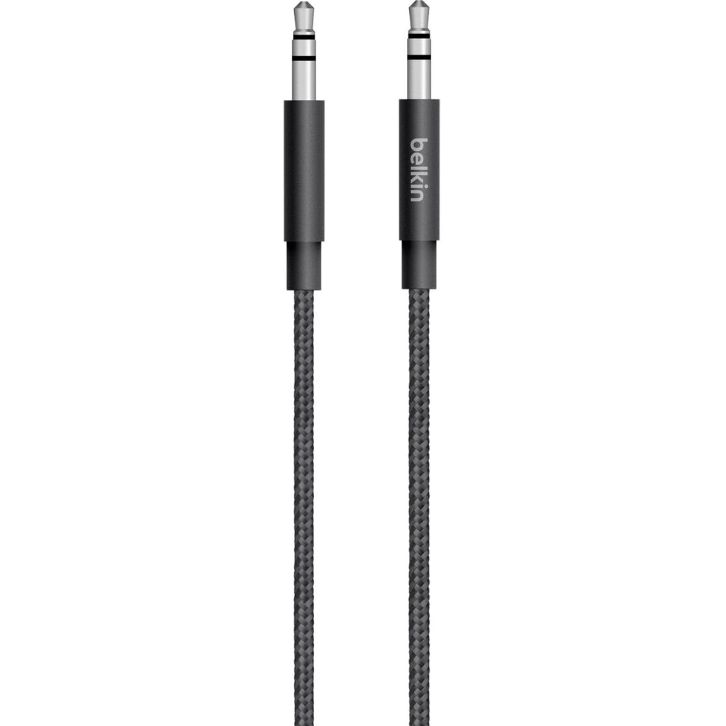 Belkin MIXIT Metallic Premium AUX 1.2M Cable (Black) JB HiFi