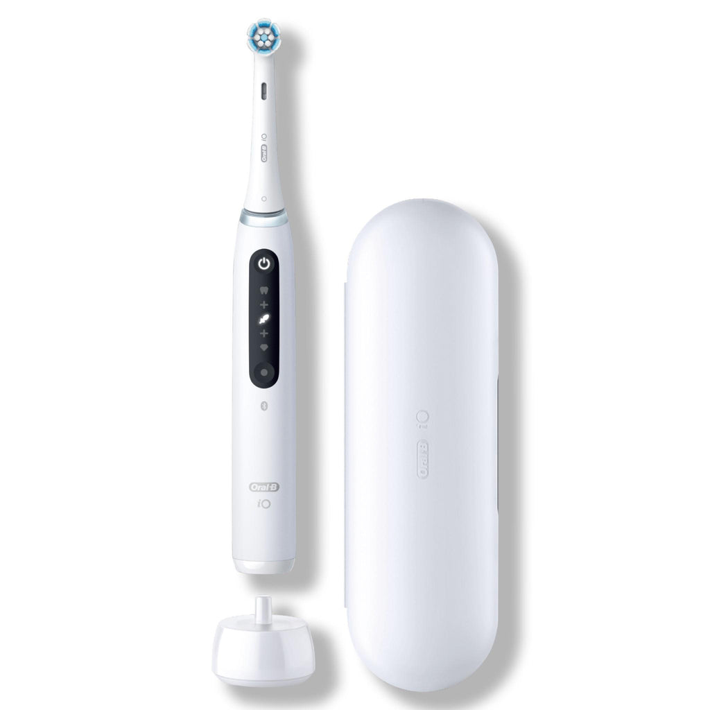 OralB iO Series 5 Electric Toothbrush (Alabaster White) JB HiFi