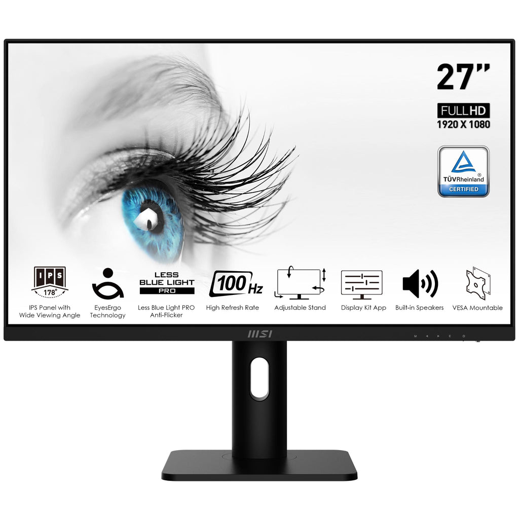 MSI Pro MP273AP 27" FHD 100Hz Height Adjustable Monitor JB HiFi