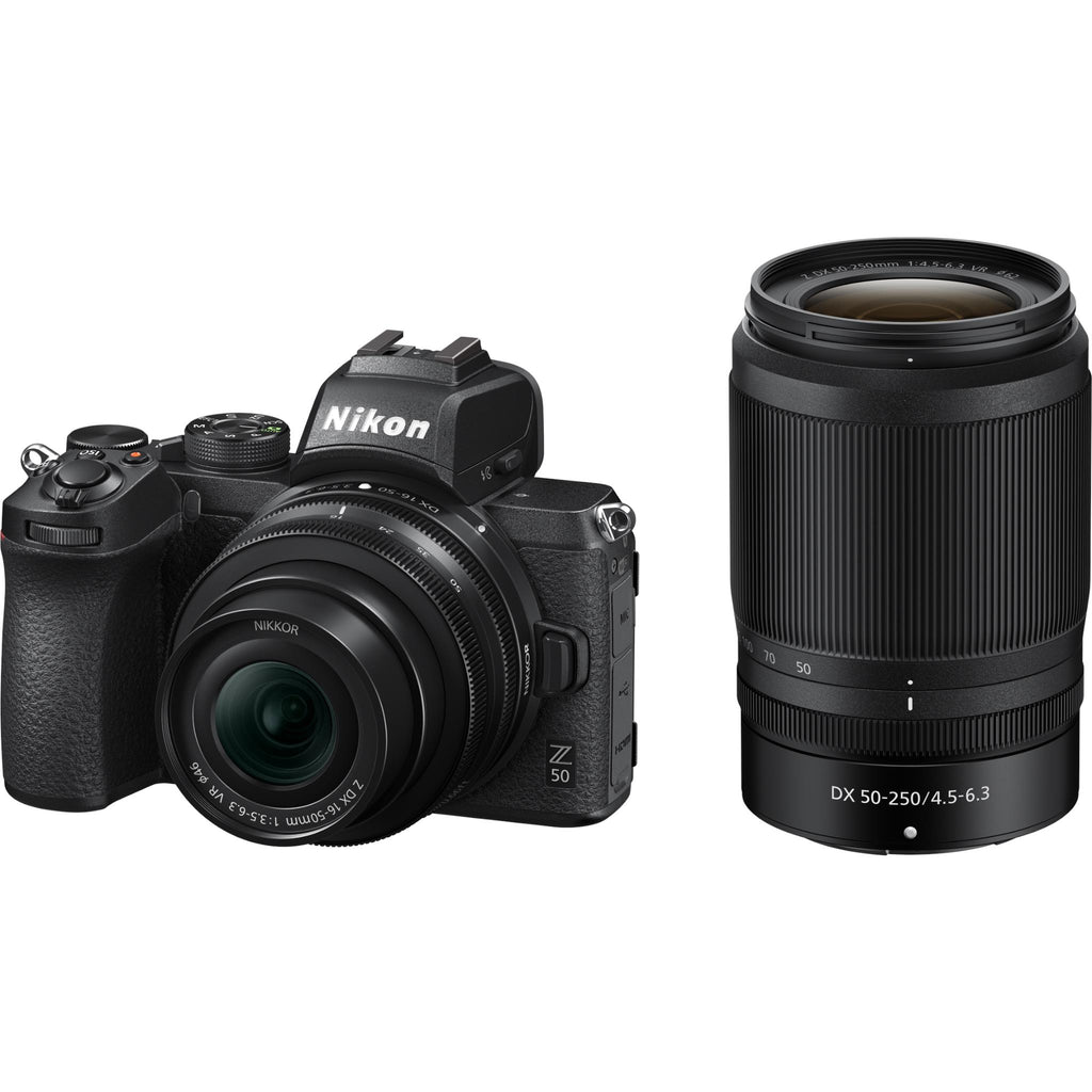 Nikon Z 50 Mirrorless Camera with Nikkor Z 1650mm/50250mm Twin Lens