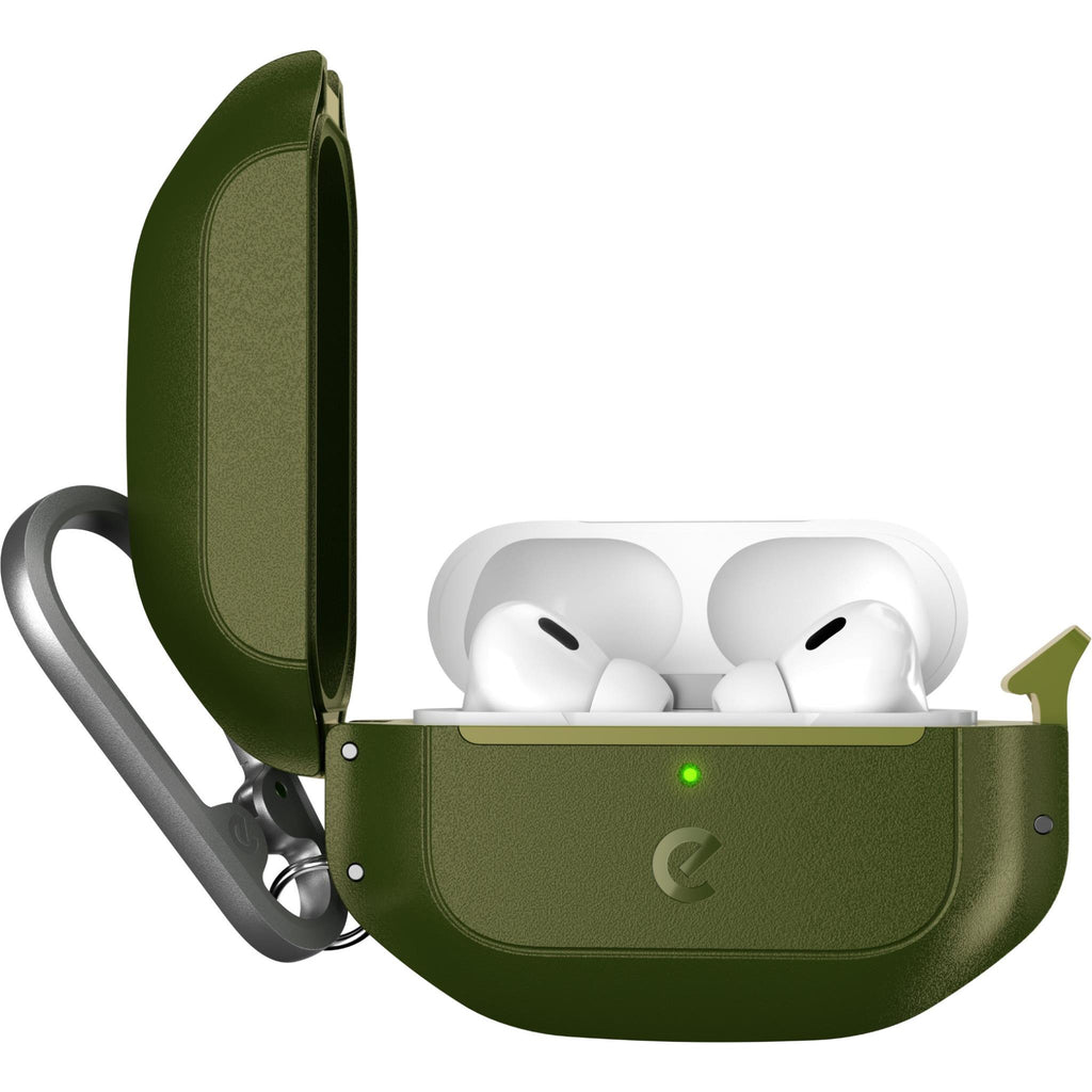 KeyBudz Element Series IP68 Case for AirPods Pro 2 (Forest Green) JB
