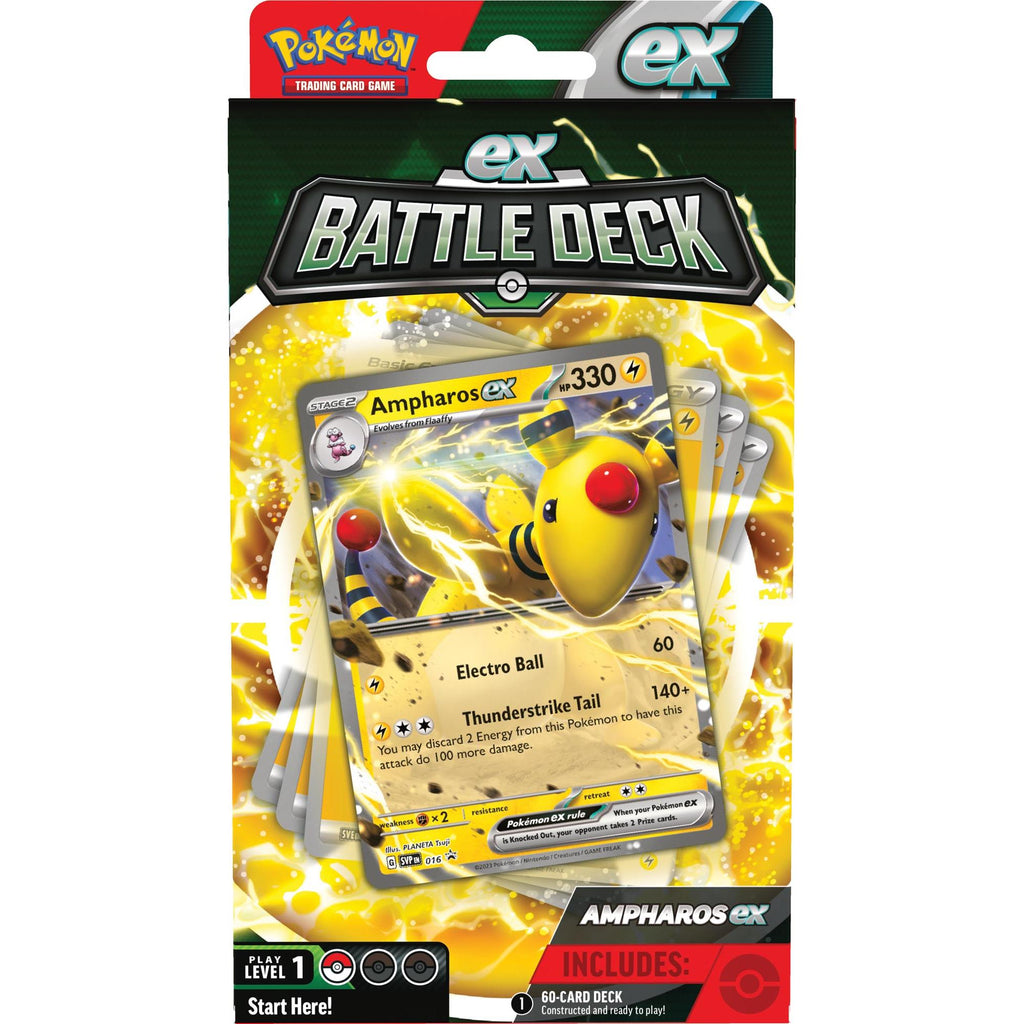 Pokemon Trading Card Game Battle Deck Ampharos & Lucario JB HiFi