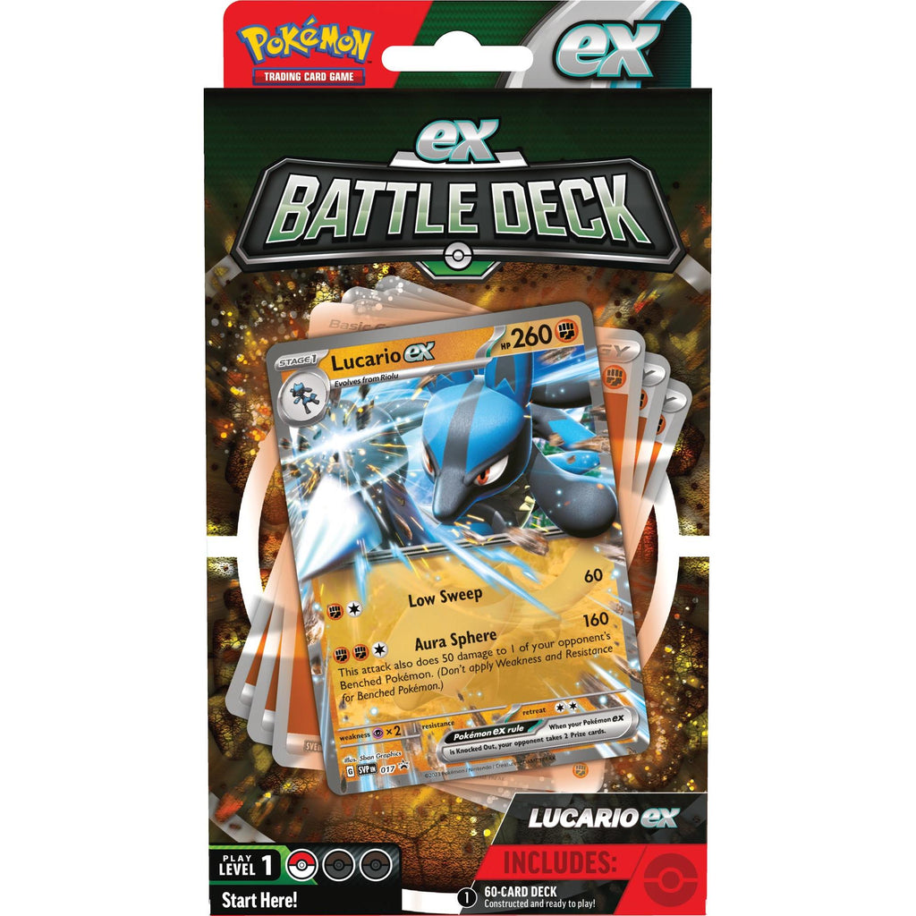 Pokemon Trading Card Game Battle Deck Ampharos & Lucario JB HiFi
