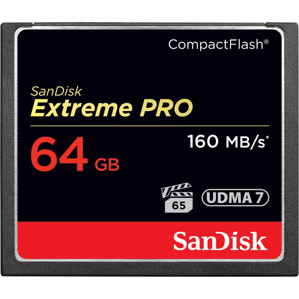 SanDisk Extreme Pro 64GB CompactFlash Memory Card JB HiFi