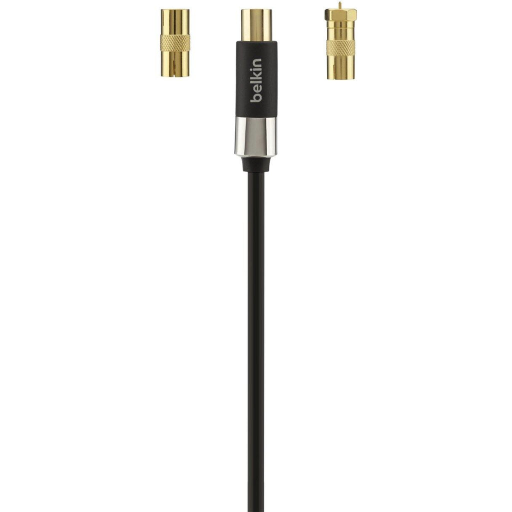 Belkin Coaxial Antenna Cable with Gender Adapters (2M) JB HiFi