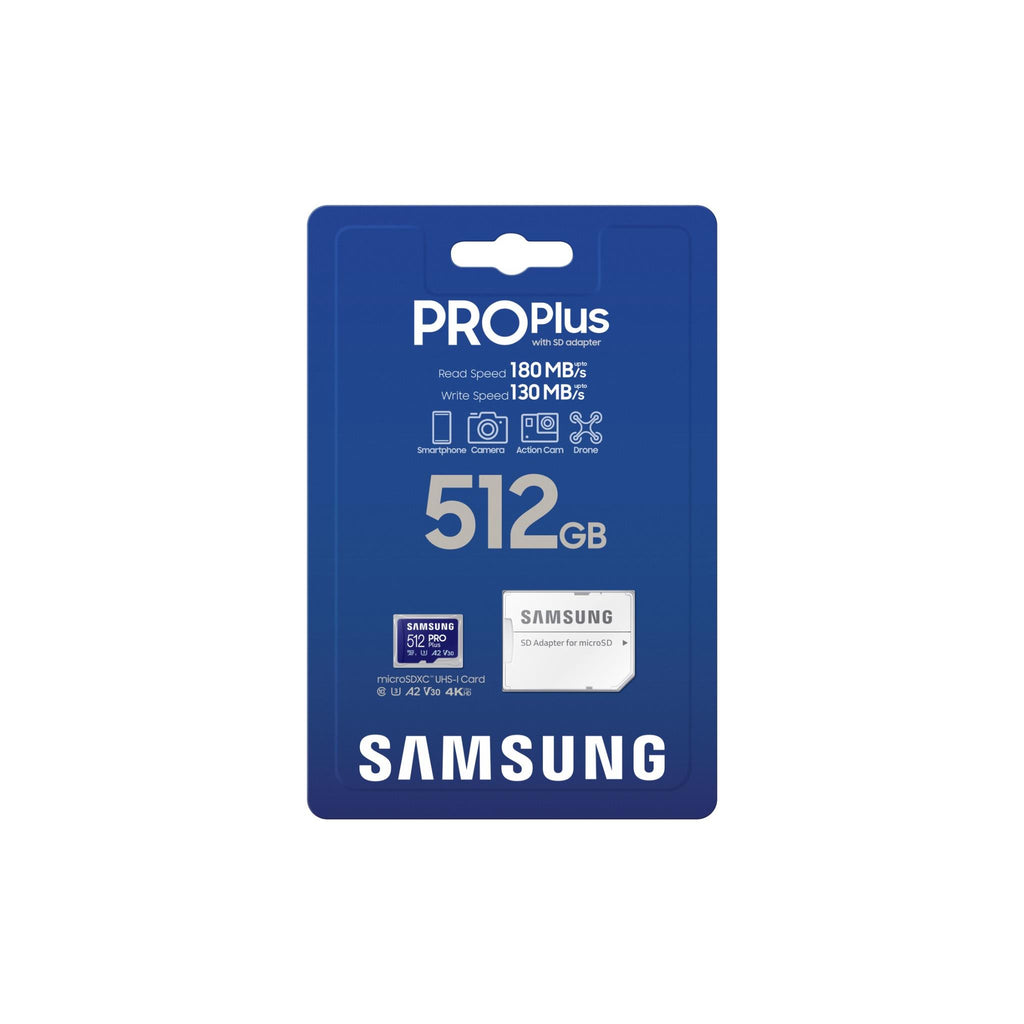 Samsung Pro Plus 512GB Micro SD Card [2023] JB Hi-Fi