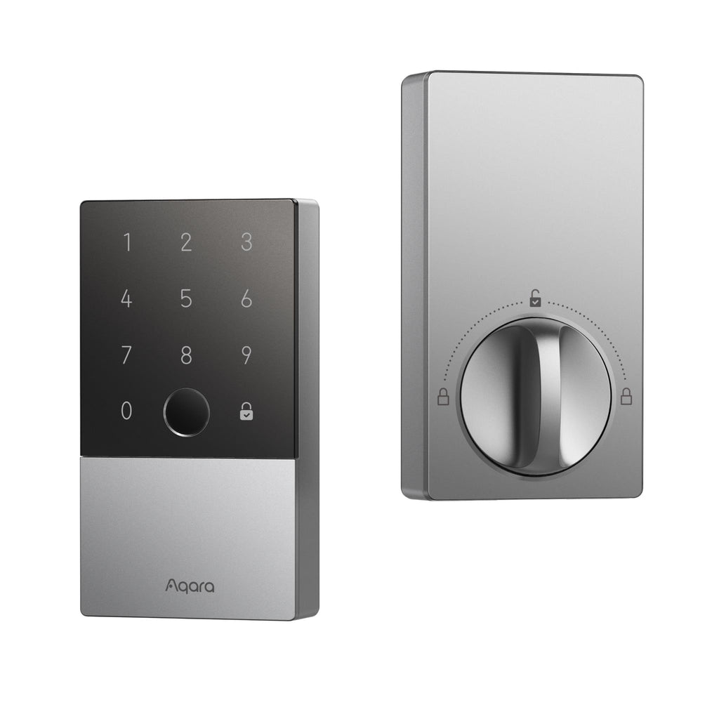 Aqara Smart Door Lock U100 with E1 Hub Kit (Silver) JB HiFi