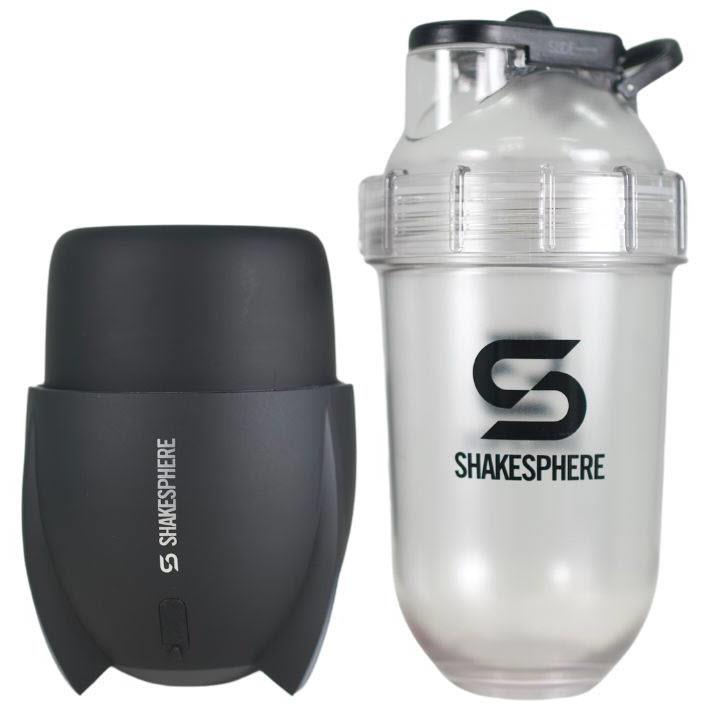 Tumbler Matte Black - White Logo 700ml - Shaker Bottles ShakeSphere