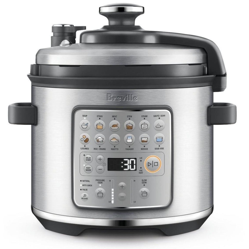 Breville the Fast Slow Go Multi Cooker (Brushed Stainless Steel) JB HiFi