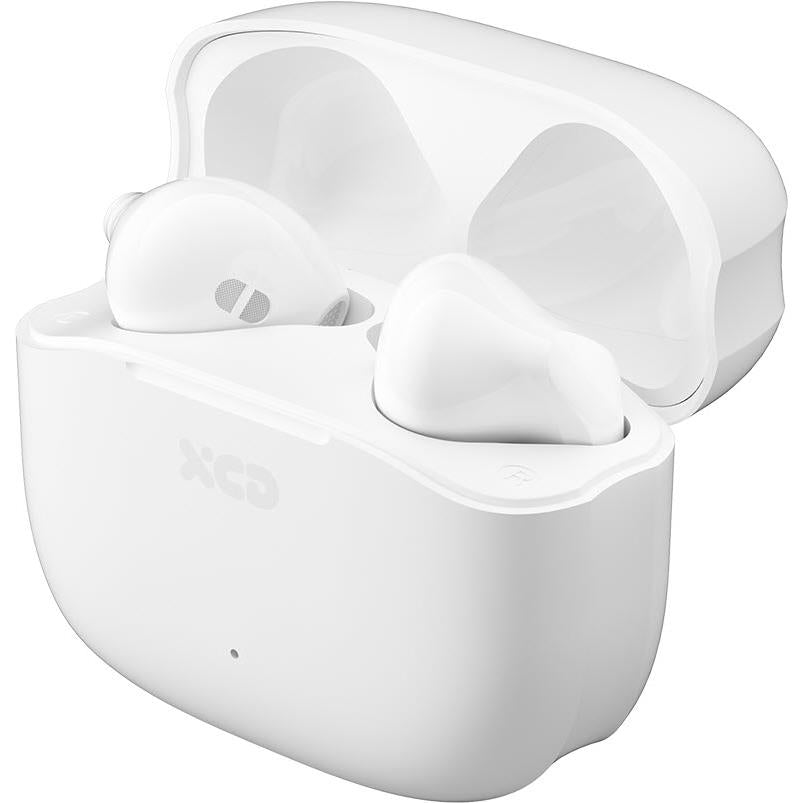 XCD XCD23005 TWS Noise Cancelling Stem InEar Headphones (White) JB HiFi