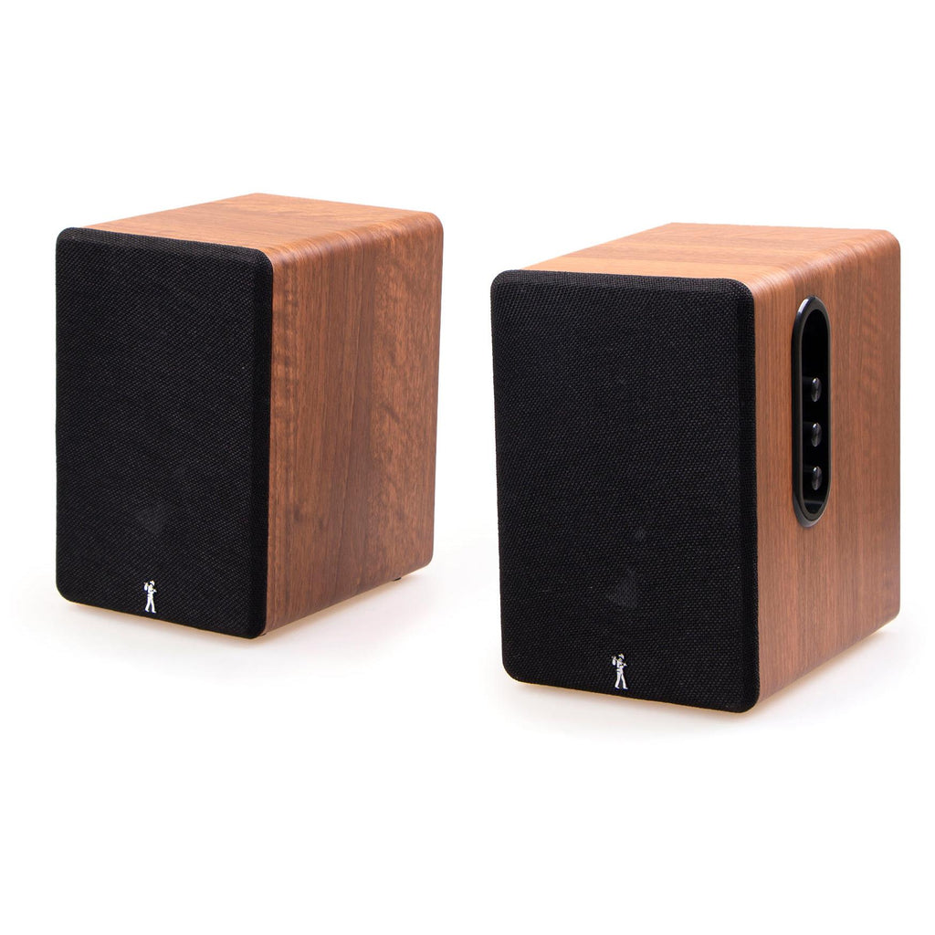 Flea Market 2 Channel Bluetooth Bookshelf Speakers (Walnut) JB HiFi