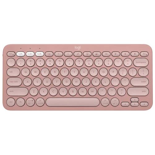Logitech K380S Pebble Keys 2 Wireless Keyboard (Rose) JB HiFi