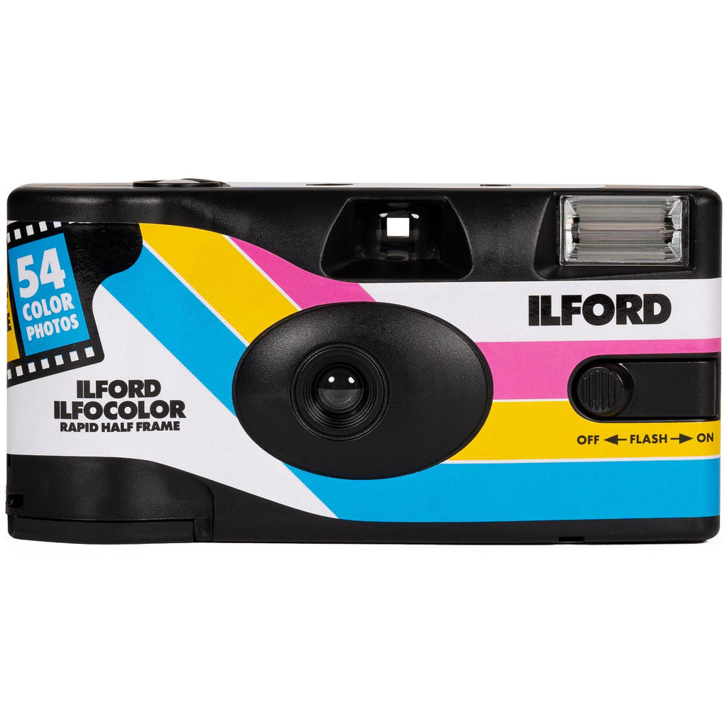 Ilford Ilfcolour Rapid Half Frame Single Use Film Camera (54 Exposures