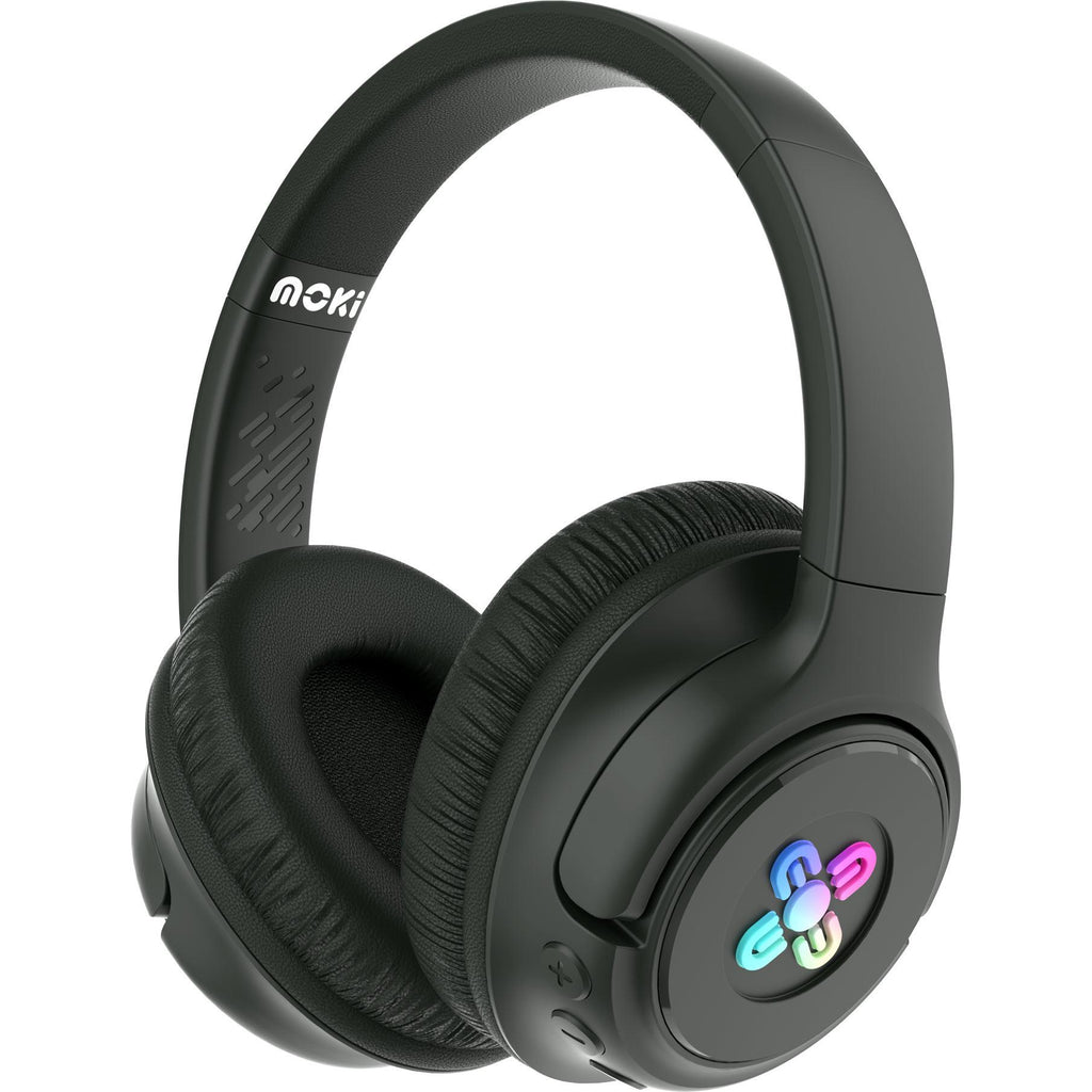 Moki Mixi Kids Volume Limited Wireless OverEar Headphones (LED Edition