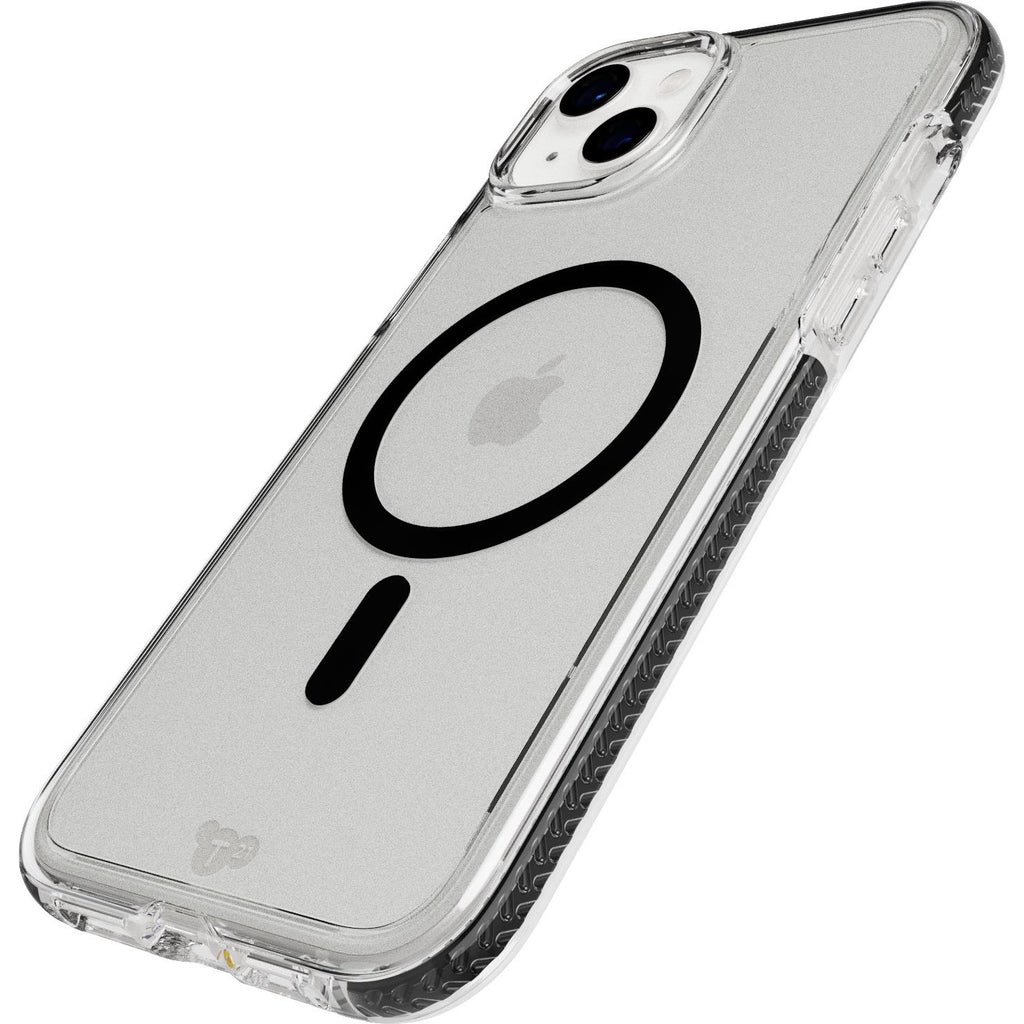Tech21 EvoCrystal MagSafe Case for iPhone 15 Plus (Graphite Black) JB