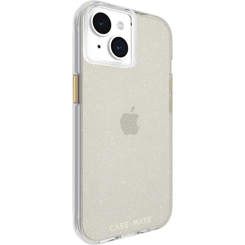 CaseMate Sheer Crystal Case for iPhone 15/14/13 (Gold) JB HiFi