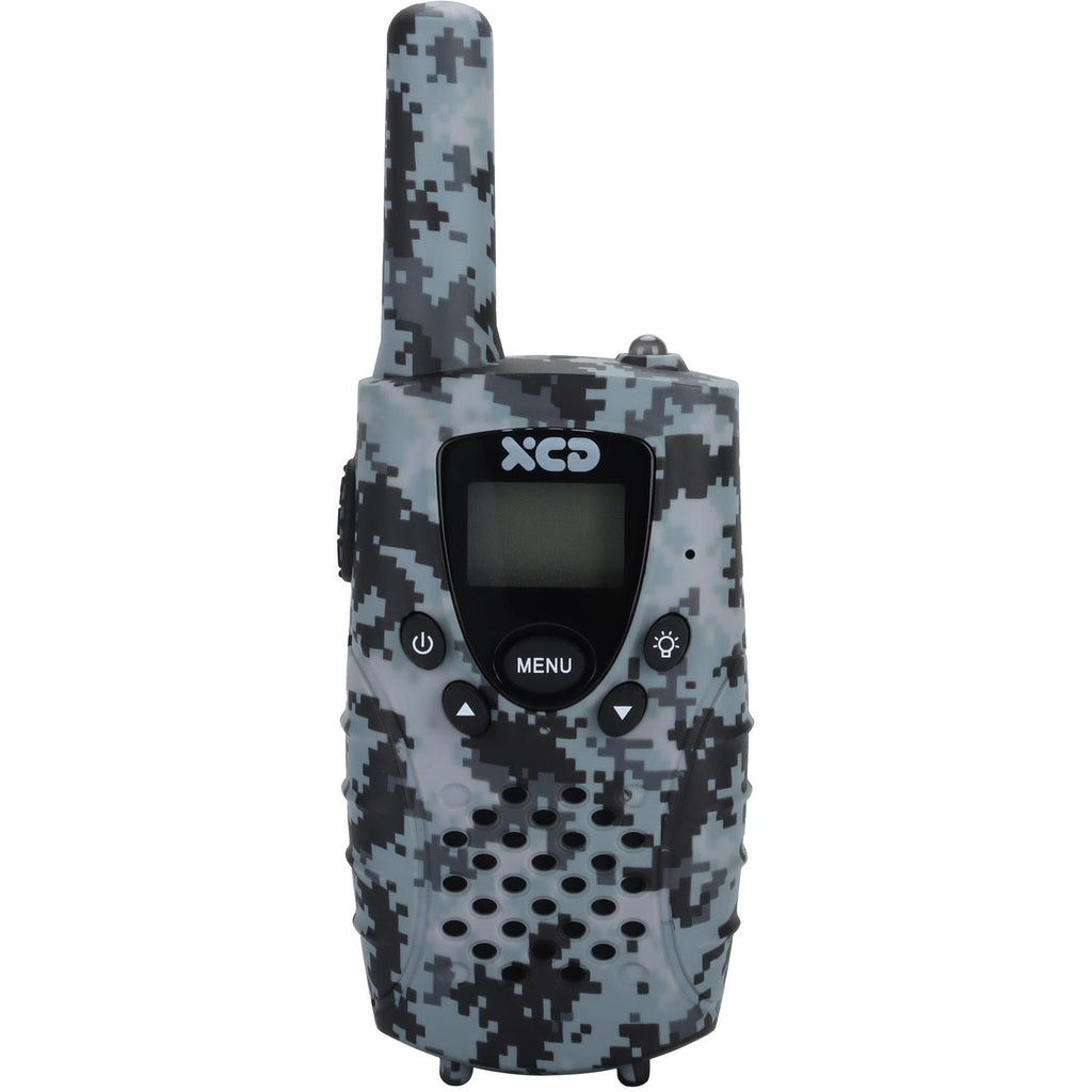 XCD 0.5W UHF CB Handheld Radio 4 Pack (Camo Grey/Camo Blue) JB HiFi
