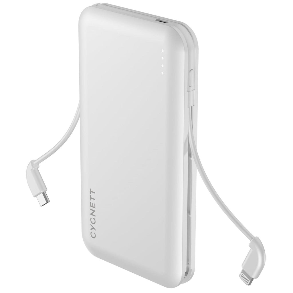 ChargeUp Pocket 10K Power Bank with Dual Intergrated Charging