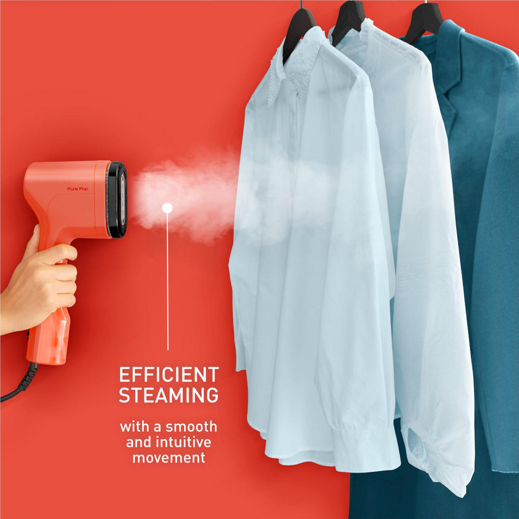 Tefal Pure Pop Garment Steamer (Watermelon) JB HiFi
