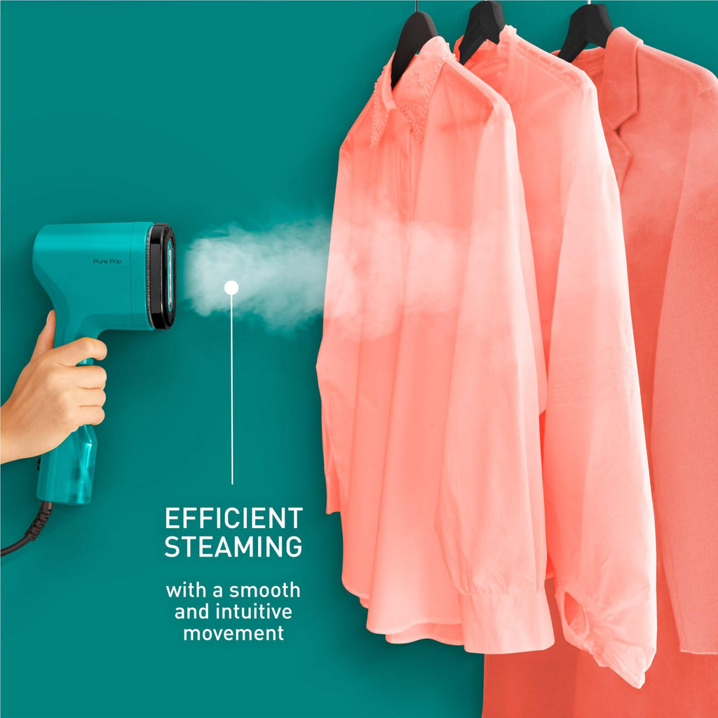 Tefal Pure Pop Garment Steamer (Teal) JB HiFi