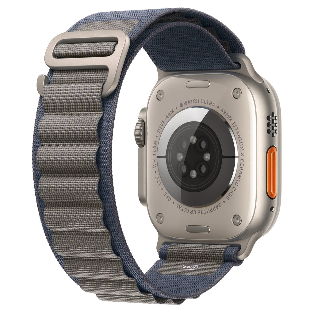 Apple Watch Ultra 2 49mm Titanium Case GPS + Cellular Alpine Loop (Blue)[Medium] JB HiFi