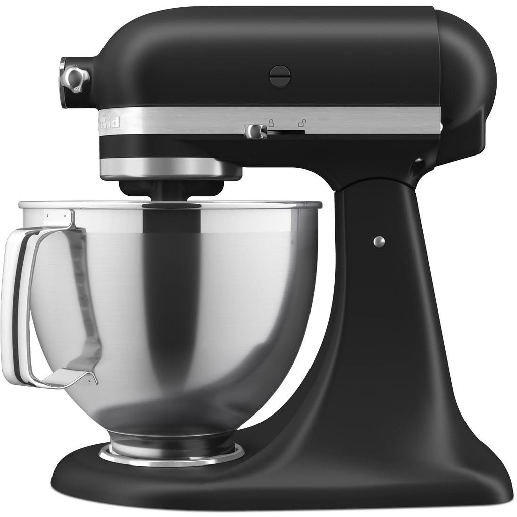 KitchenAid KSM195 4.7L Artisan Stand Mixer (Matte Black) JB HiFi