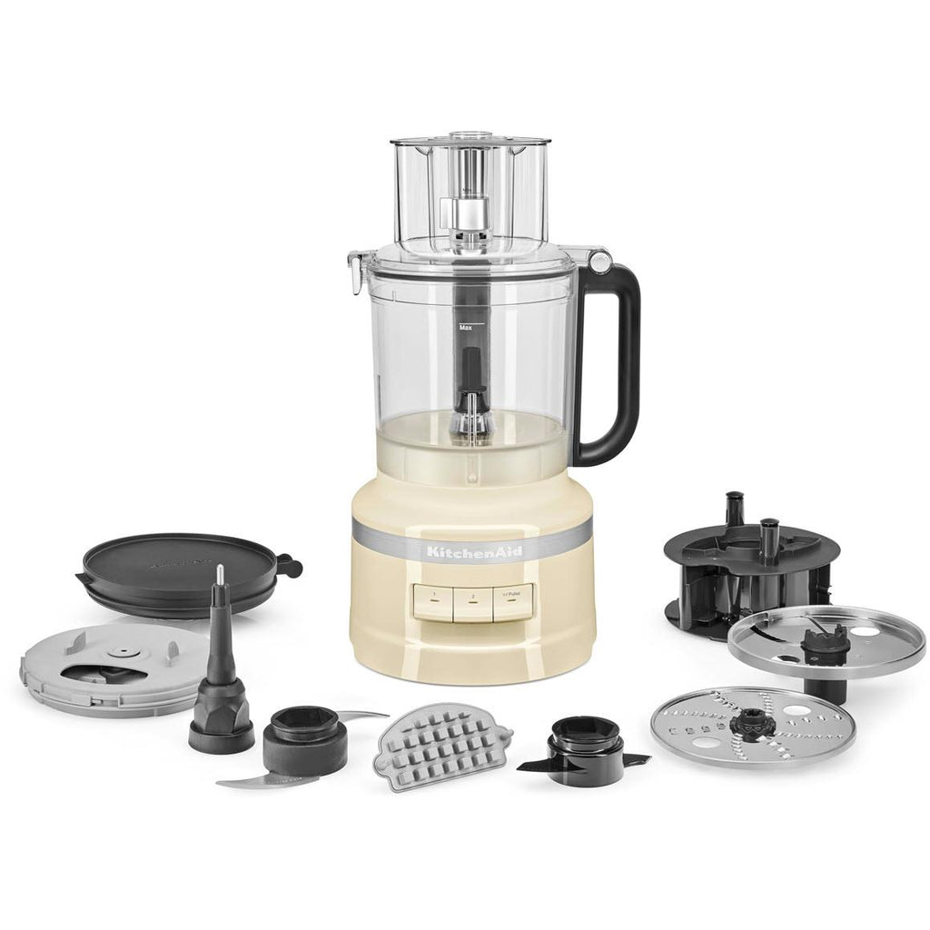 KitchenAid KFP1319 13 Cup Food Processor (Almond Cream) JB HiFi