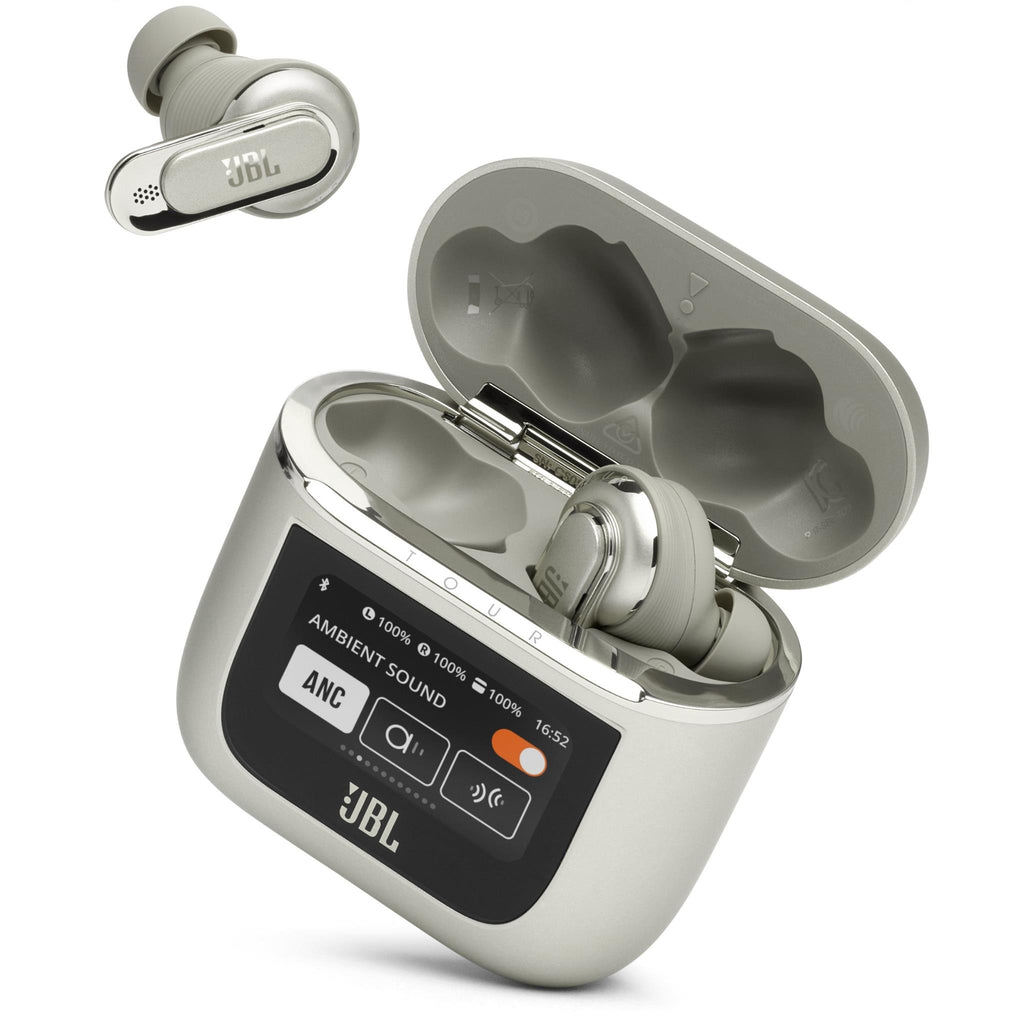 JBL Tour Pro 2 TWS Noise Cancelling InEar Headphones (Champagne) JB