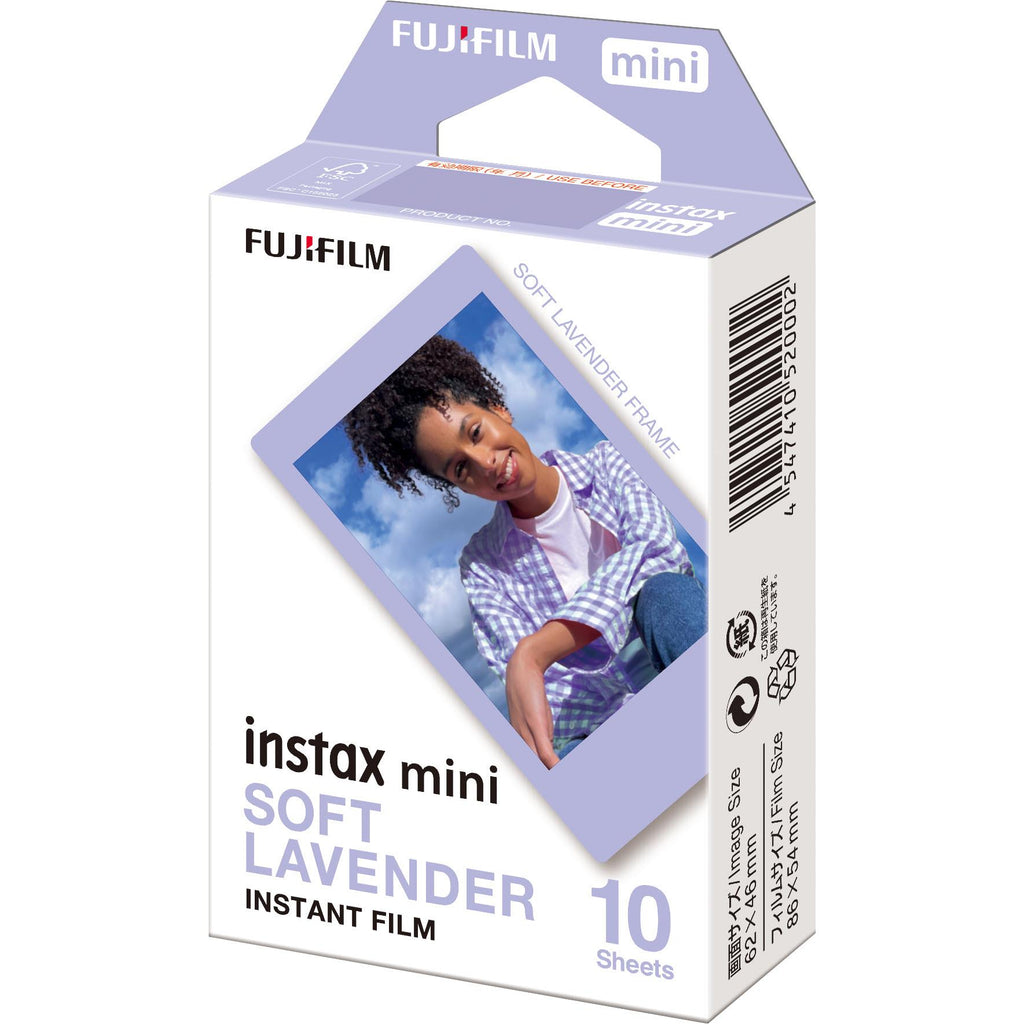 Fujifilm Instax Mini Film Soft Lavender (10 Pack) JB HiFi