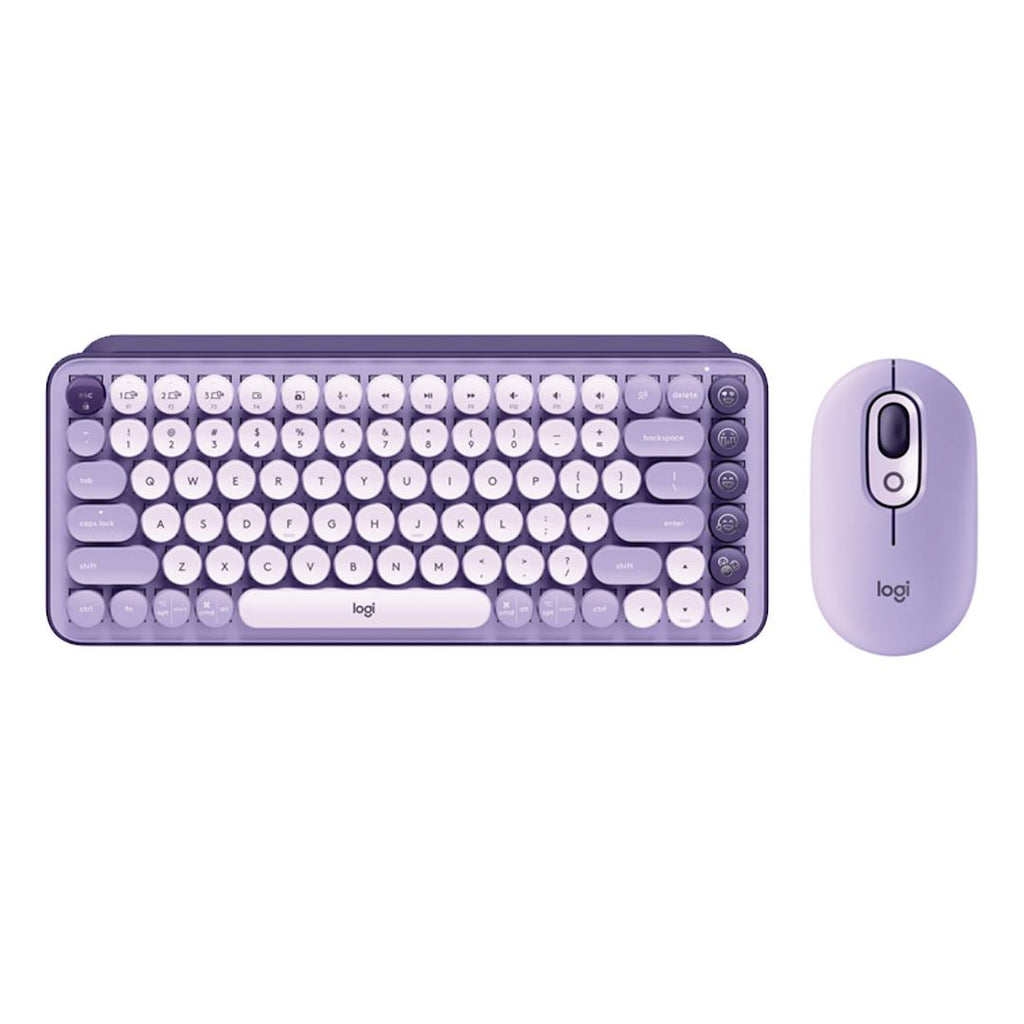 Logitech POP Keys Wireless Mechanical Keyboard + POP Mouse Bundle