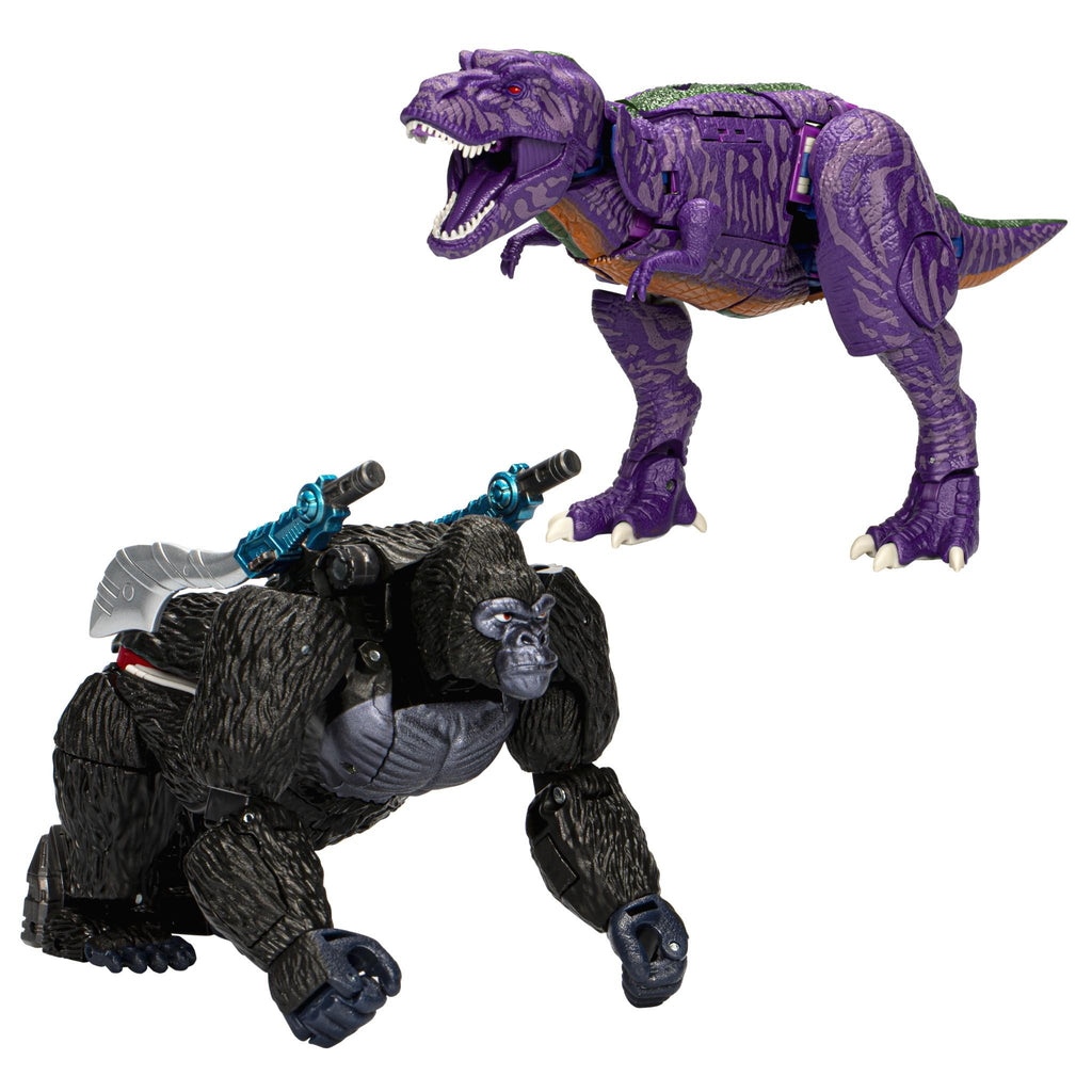 Transformers Beast Wars BWVS01 Optimus Primal vs. Megatron Figures