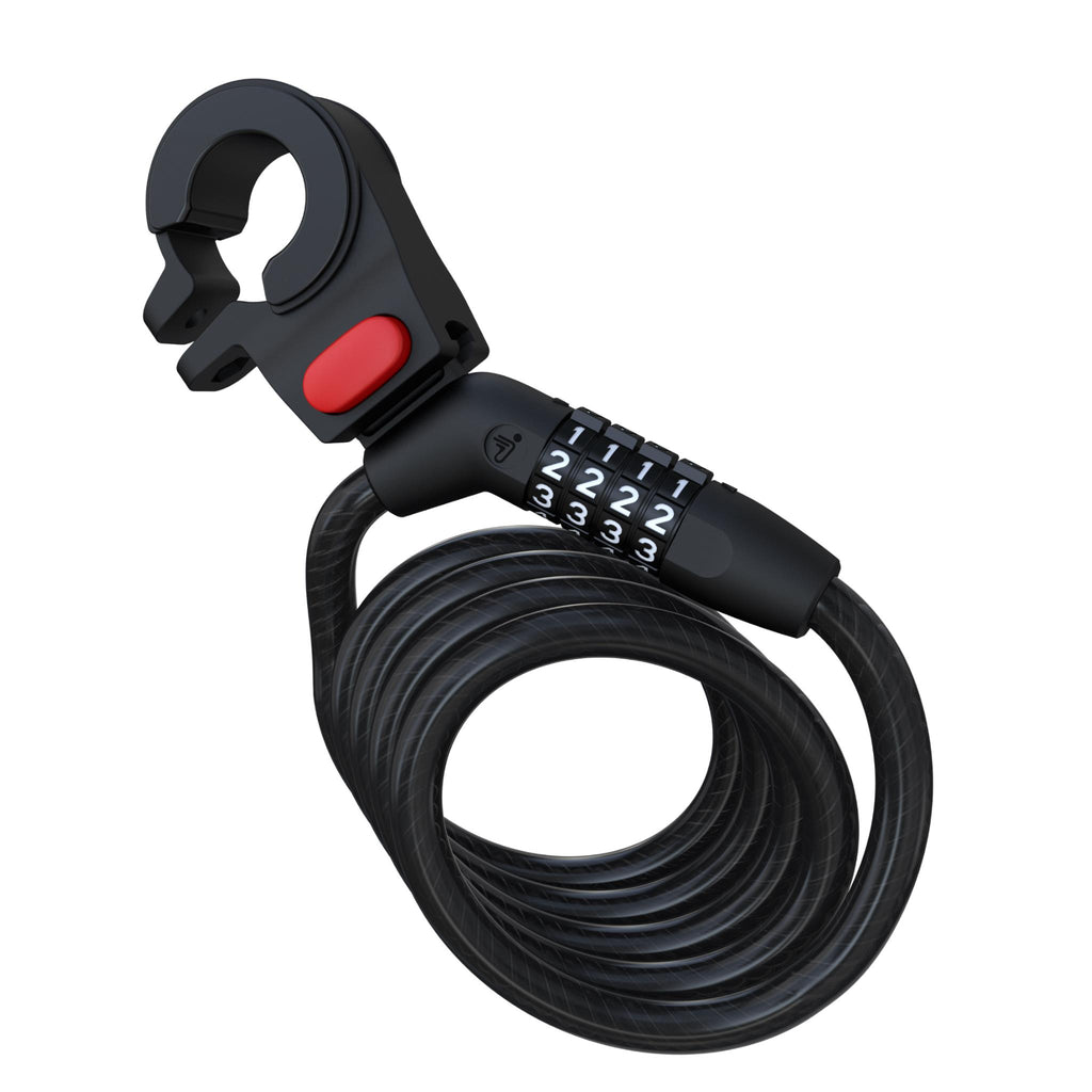 Segway Ninebot Password Cable Lock for Bikes and Scooters, Black 4-Digit
