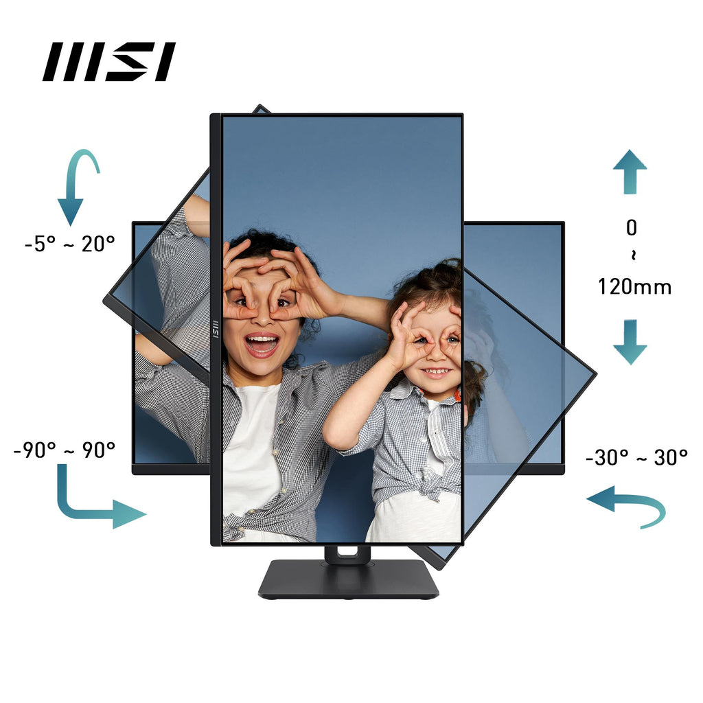 MSI Pro MP251P 24.5" FHD 100Hz Height Adjustable Monitor JB HiFi