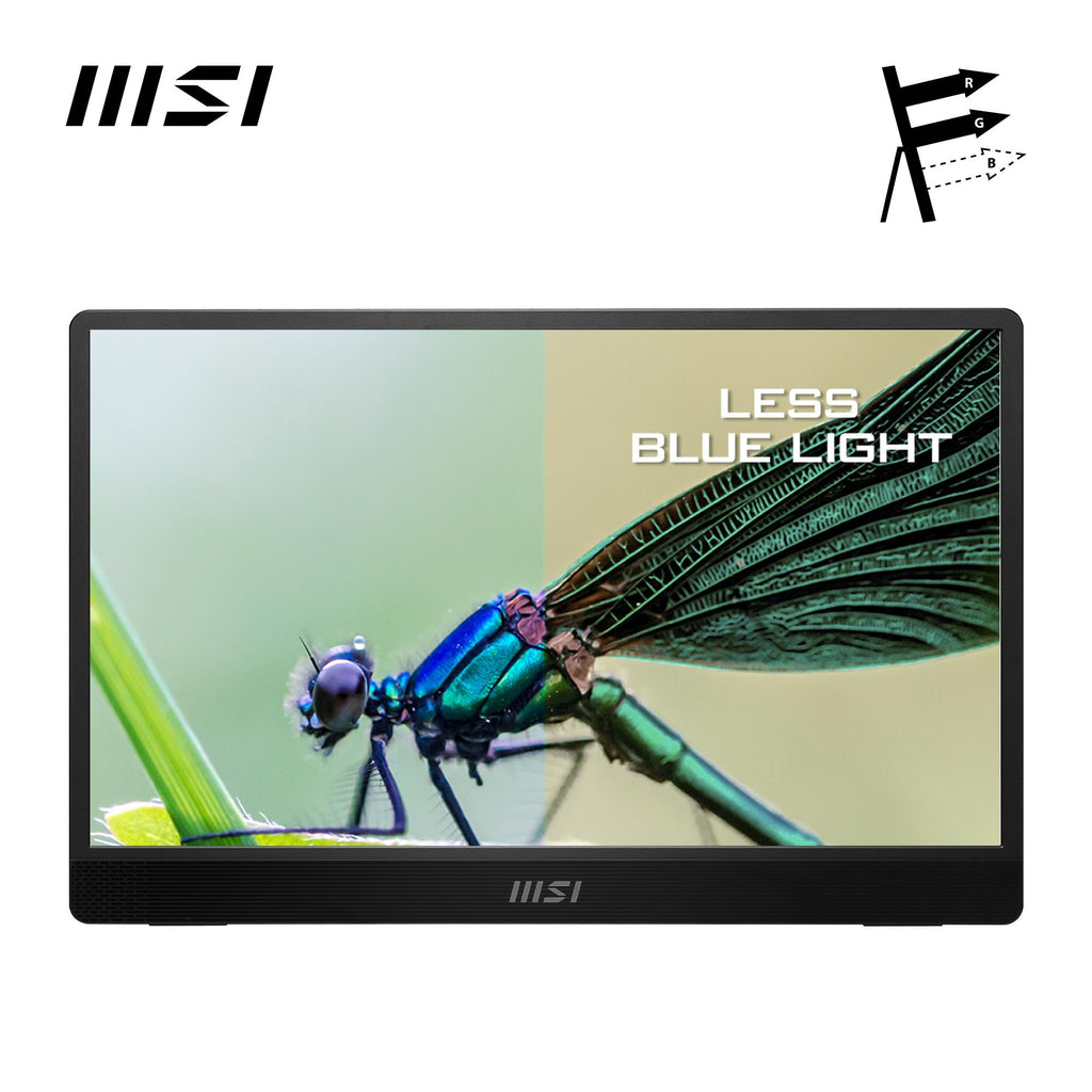 MSI PRO MP161 E2 15.6" FHD IPS USBC Portable Monitor JB HiFi