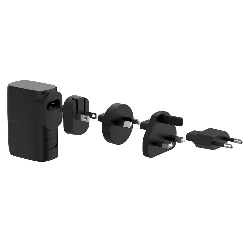 Belkin BoostCharge Hybrid Wall Charger 25W + Power Bank 5K with Travel Adapter Kit JB HiFi