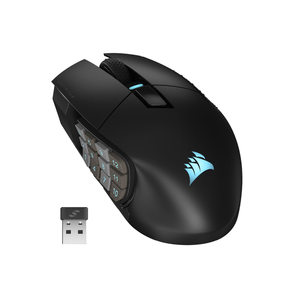 Corsair SCIMITAR ELITE RGB Wireless Gaming Mouse (Black) JB Hi-Fi