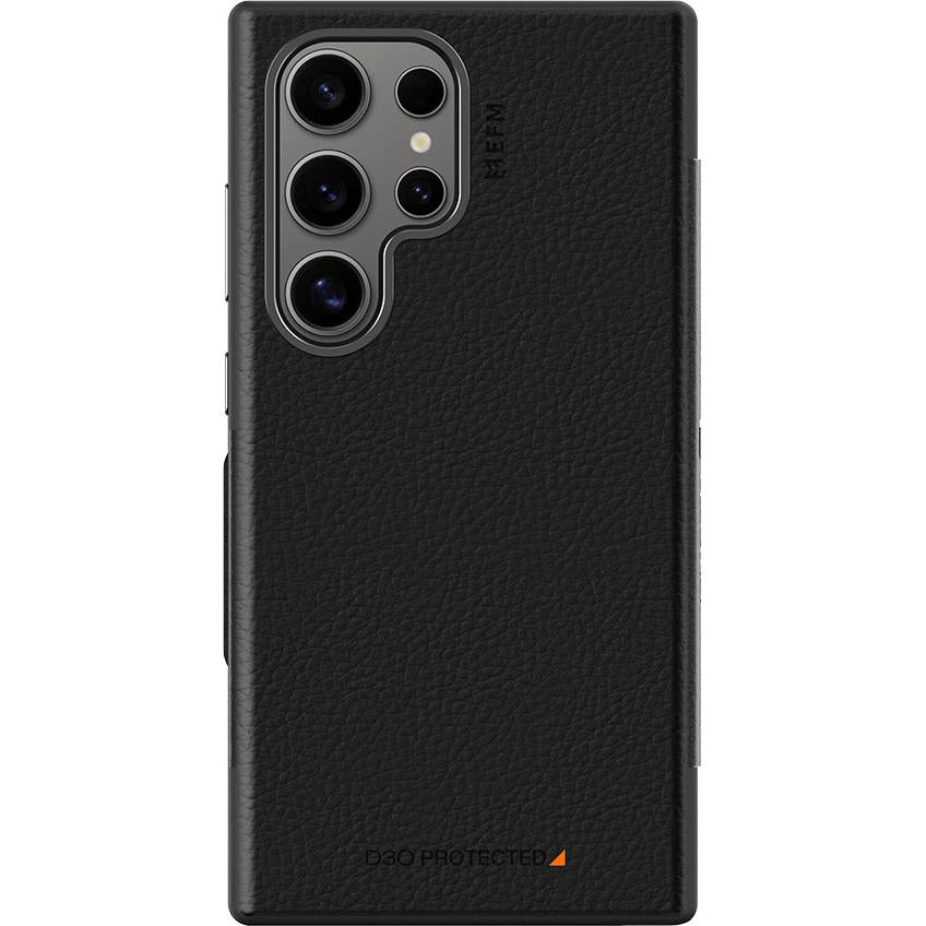 EFM Monaco ELeather Wallet Case Armour with D3O for Galaxy S24 Ultra