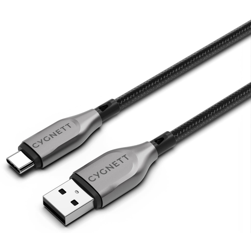 Armoured USBC to USBA Cable 2M (Black) JB HiFi