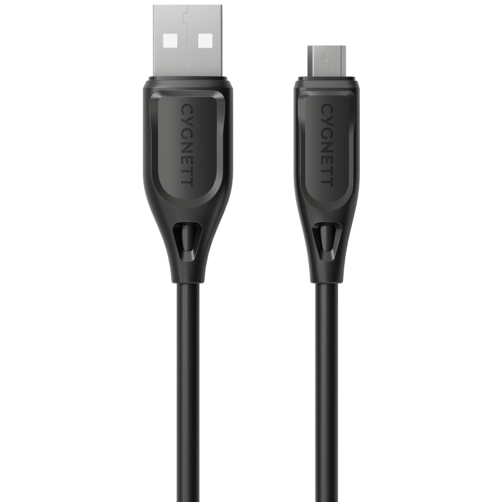 Charge & Connect Micro USB to USBA Cable V2 1.2m (Black) JB