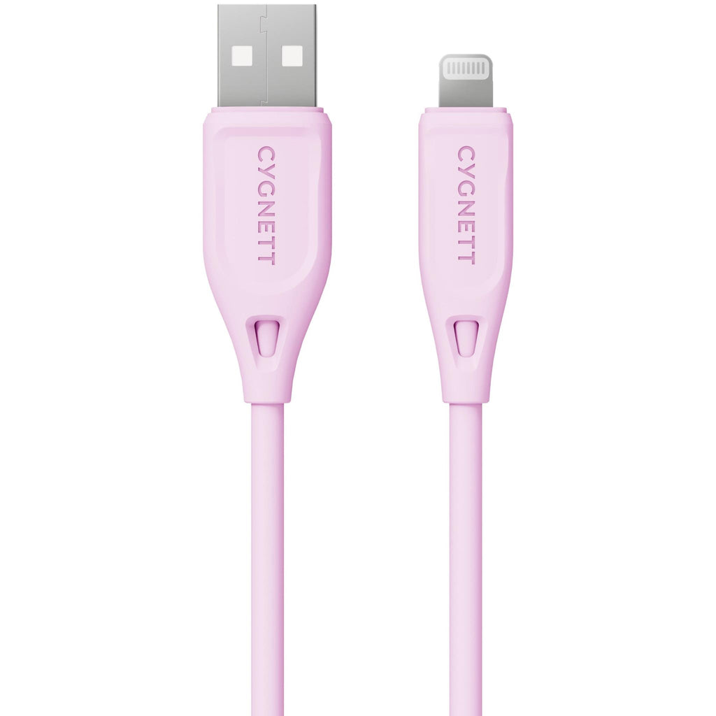 Charge & Connect Lightning to USBA Cable V2 1.2m (Pink) JB HiFi