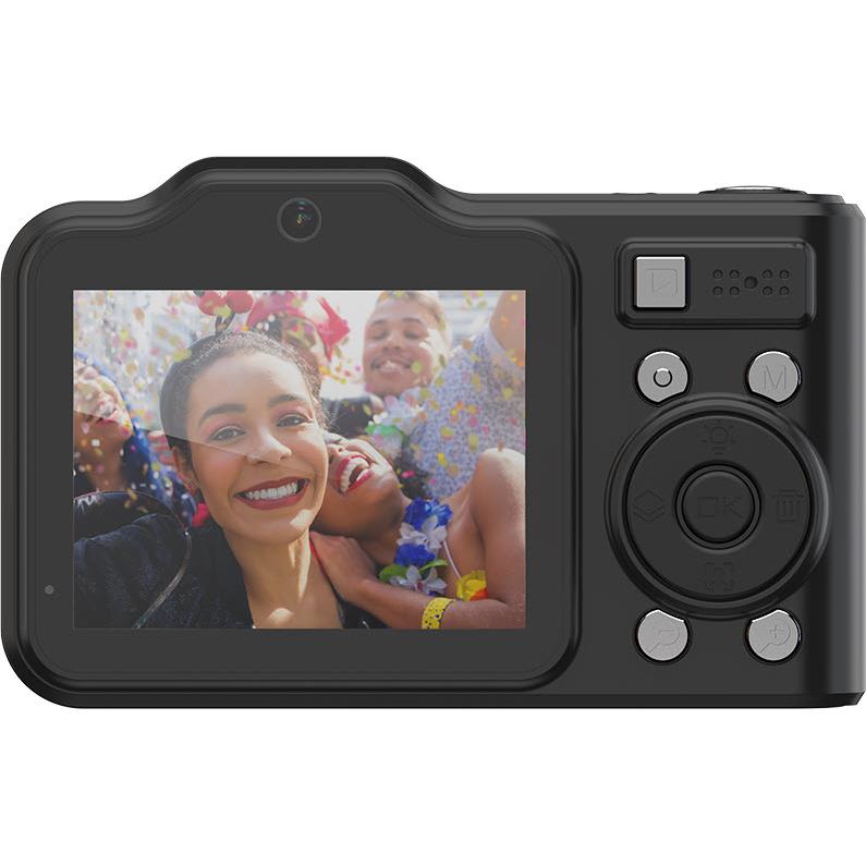 Zero-X Adventura Dual Lens FHD Digital Compact Camera (Black) - JB