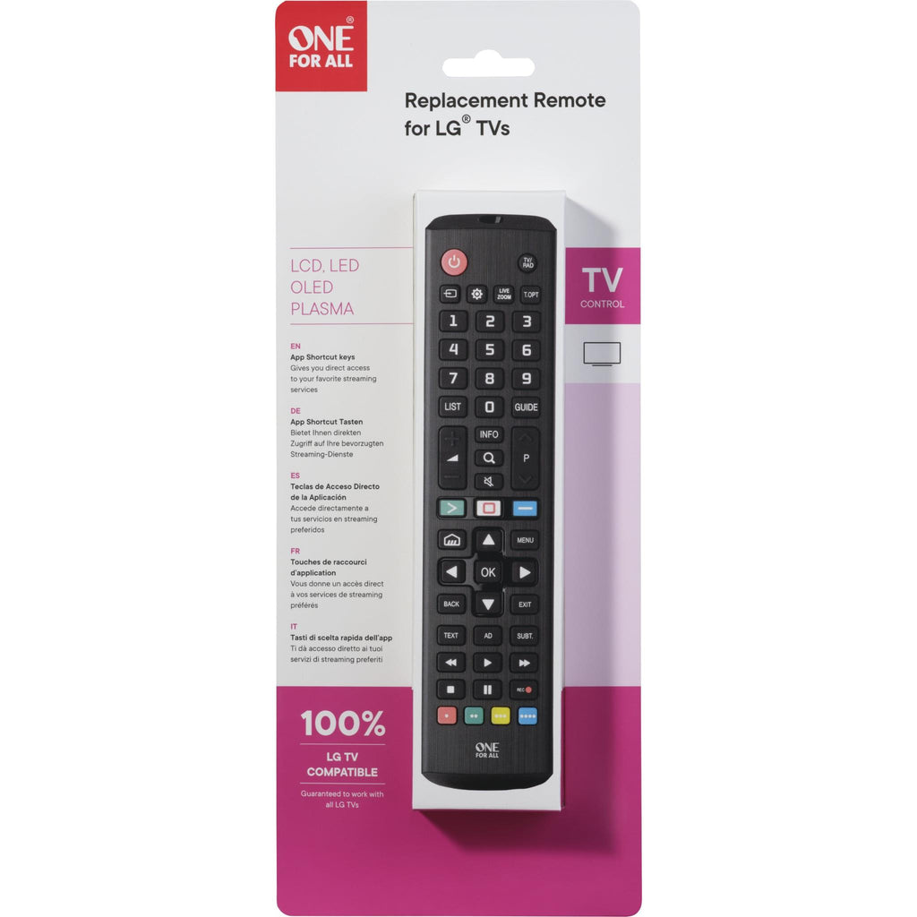 One for All LG TV Replacement Remote JB HiFi