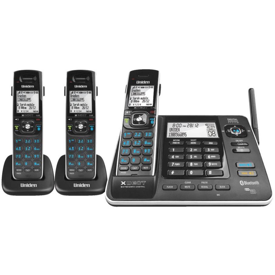 Uniden 8355+2 XDECT Digital Cordless Phone System JB HiFi