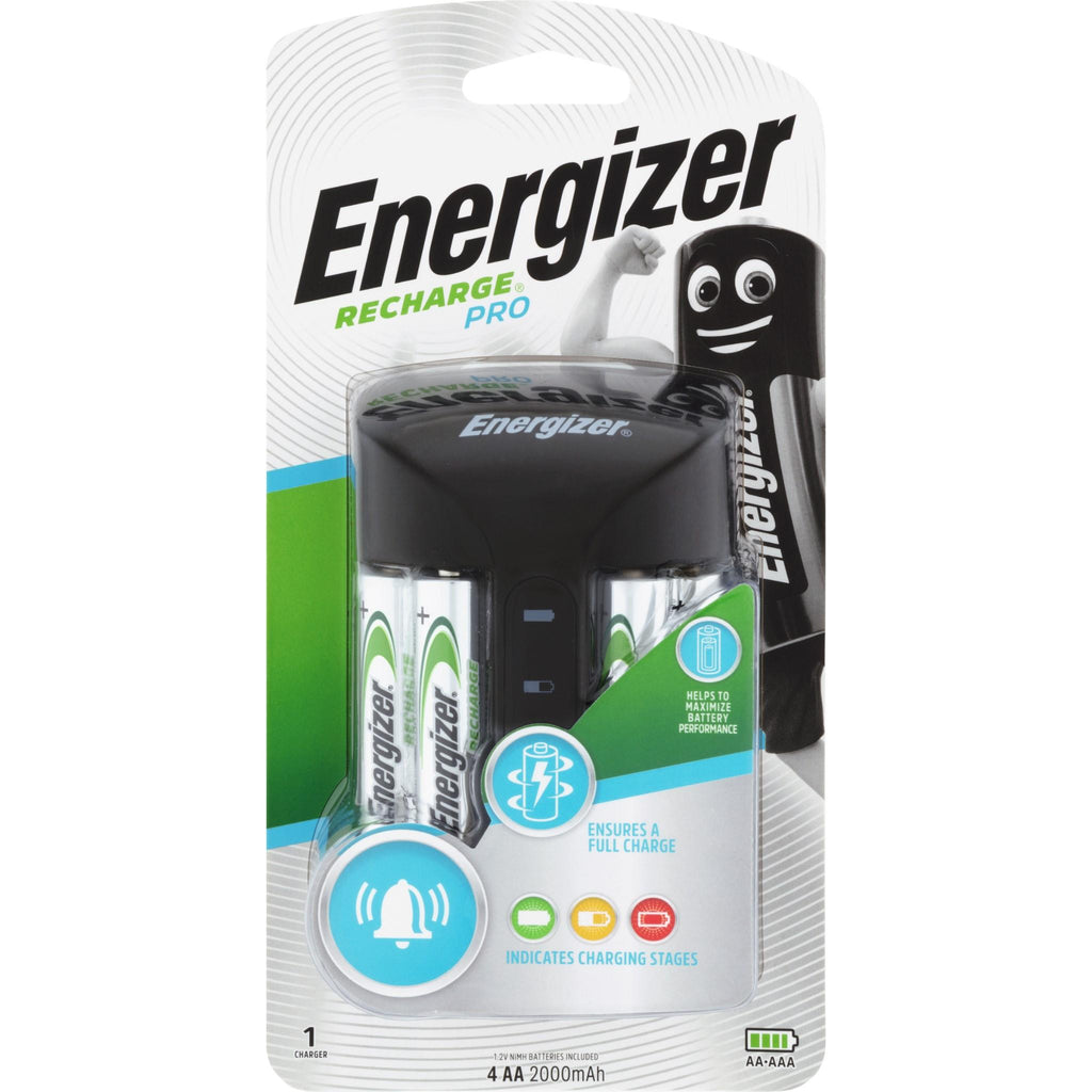Energizer Pro Charger with 4 AA Batteries JB HiFi
