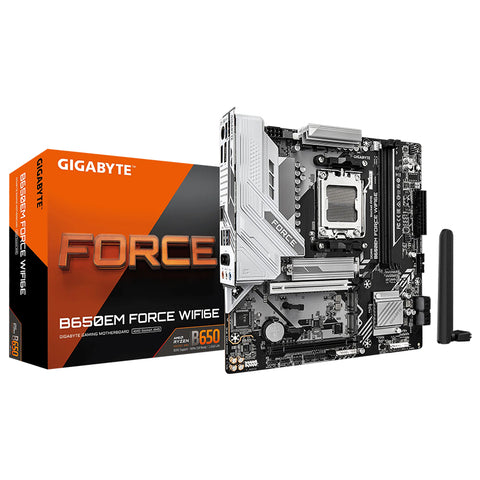 Gigabyte B650EM FORCE WIFI6E AM5 mATX Motherboard (B650EM FORCE WIFI6E)