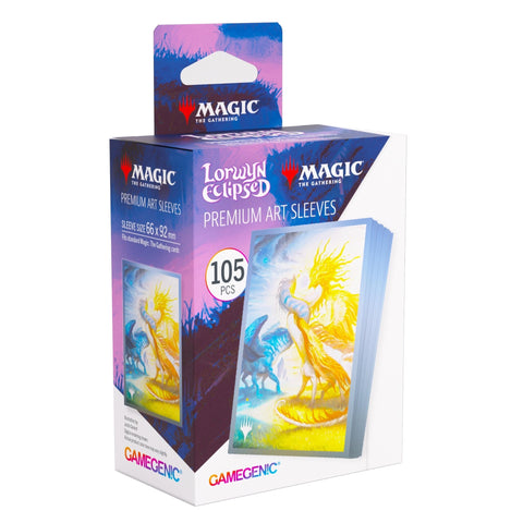 Gamegenic Magic The Gathering Lorwyn Eclipsed Premium Art Sleeves - Celestial Reunion 66mmx92mm 105 Sleeves Per Pack