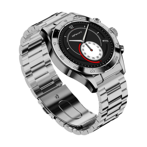 HiFuture GO PRO2 Sports/Fitness Bluetooth Smart Watch 1.32" AMOLED Display (Silver)