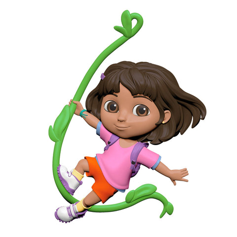 Dora the Explorer, Dora Swinging Into Adventure - 2025 Hallmark Keepsake Christmas Ornament