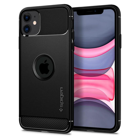 SPIGEN Rugged Armor Case for iPhone 11 (Black)
